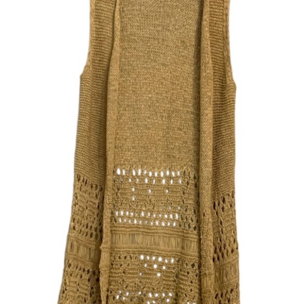 Chic Crochet Knit Vest